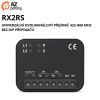 RX2RS - Univerzální dvoukanálový přijímač 433–868 MHz bez DIP přepínačů